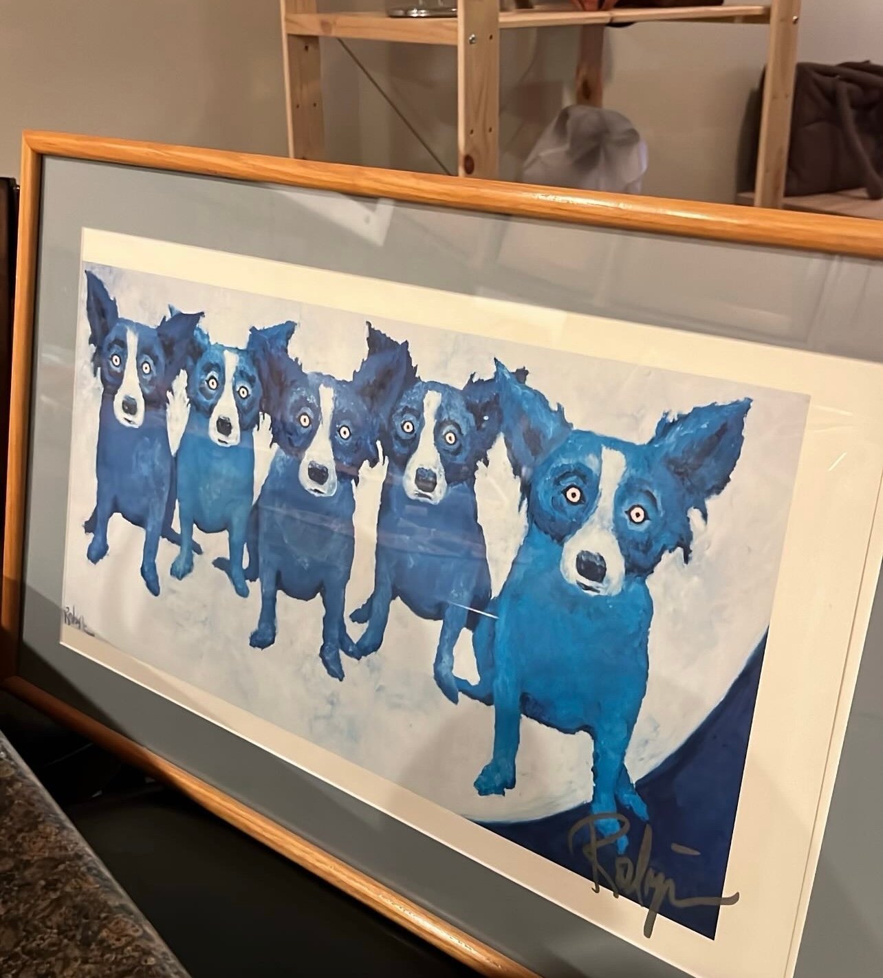 signed print George rodrigue art