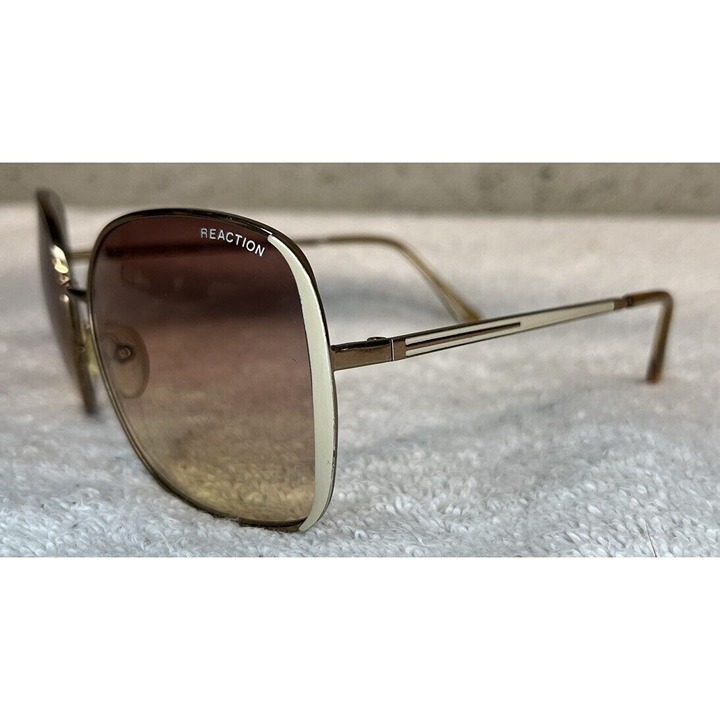 Reaction Kenneth Cole Sunglasses Mod. KC1188 col.47F Gold Oversized 59-16-135