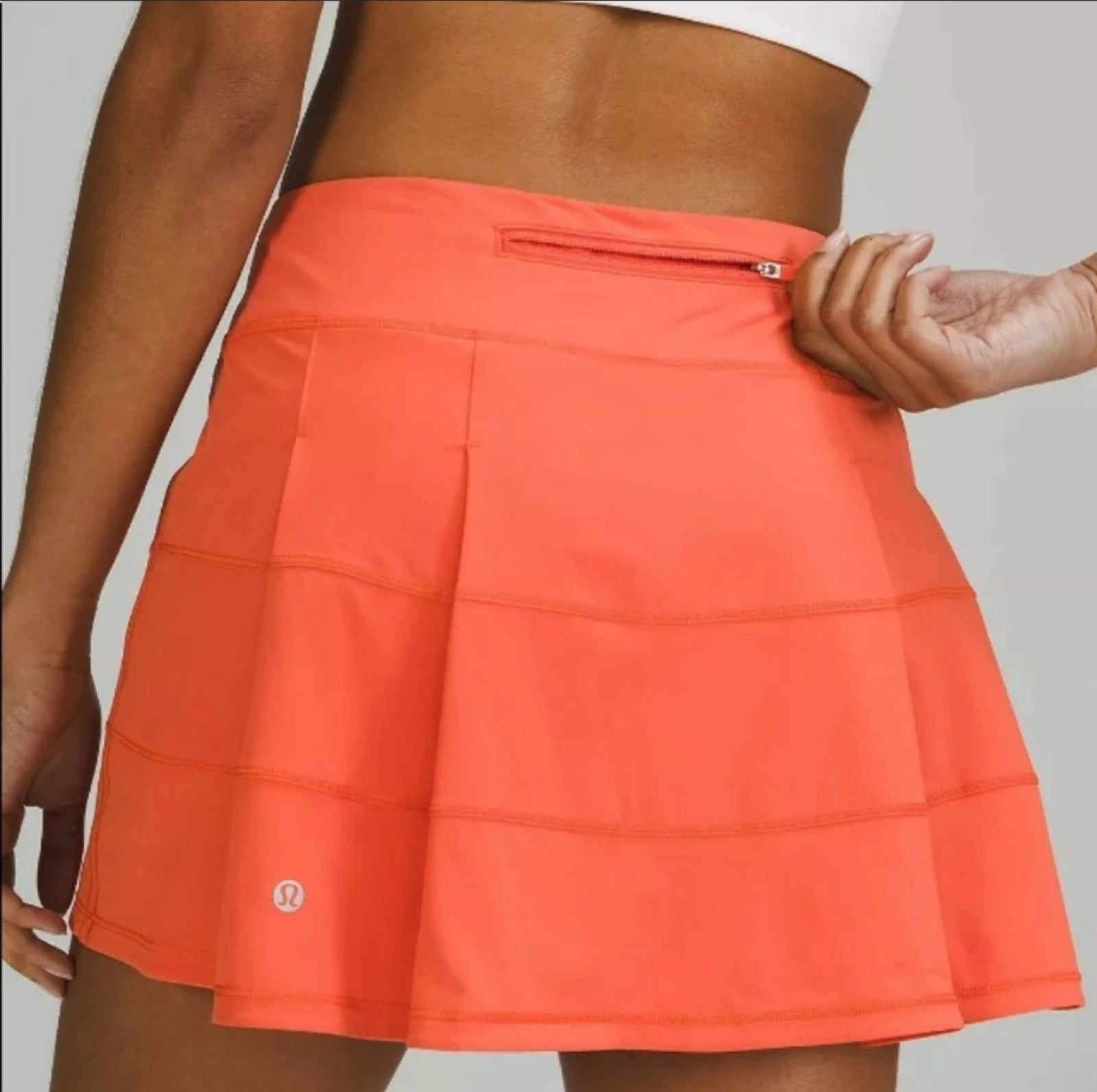Lululemon Pace Rival Skirt MR Warm Coral Size 10