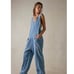 NWT Free People We The Free High Roller Jumpsuit Light Blue