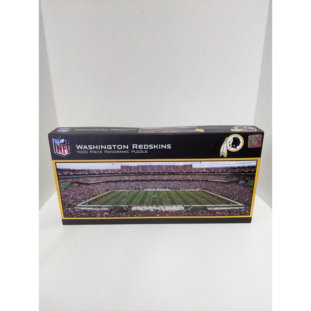 Washington Redskins 1000 piece panoramic puzzle pre football team, new, sealed