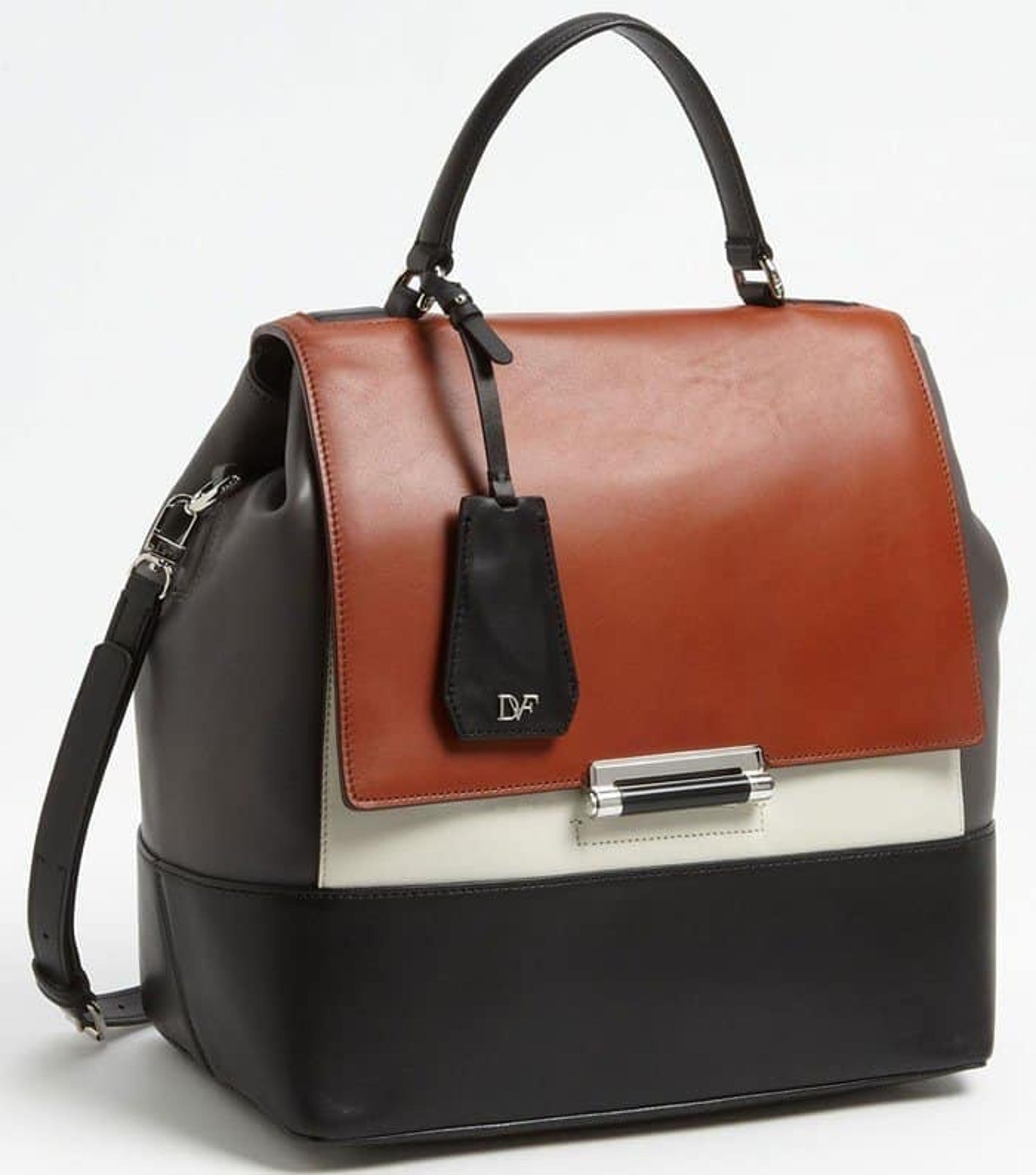 Diane Von Furstenberg 440 Top Handle Color Block
