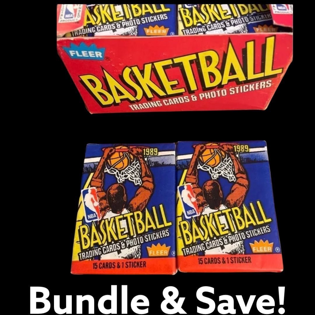 1989 Fleer Basketball Cards Unopen Possible JORDAN?