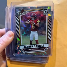 2024 Panini Donruss Jayden Daniels The Rookies #TR-37 RC Commanders Rookie