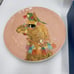 Pier 1 Imports Llama Salad Ceramic Multi Color Y Design Plates New 8.5
