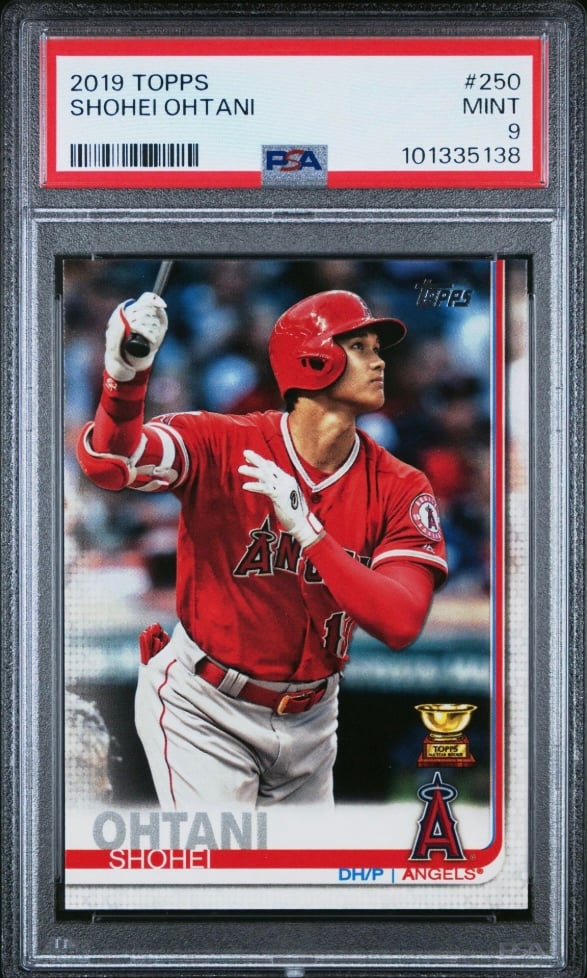 Topps Shohei Ohtani 250 All Star Rookie Cup PSA Mint 9