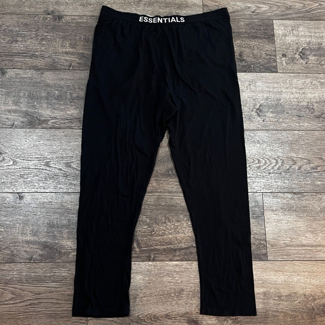 Essentials Fear Of God FOG Black Lounge Pants - Men's Size XXL