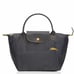 longchamp le pliage club small top handle bag gunmetal