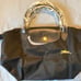 longchamp le pliage club small top handle bag gunmetal