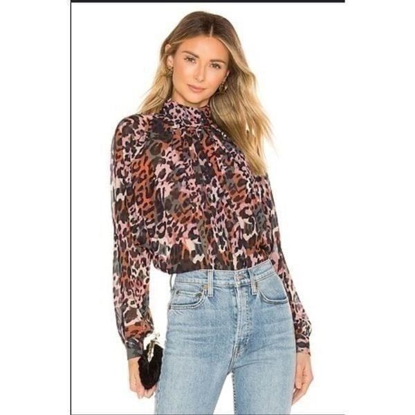House of Harlow 1960 x Revolve turtleneck blouse medium