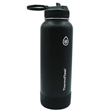 Thermoflask Stainless Steel 40oz Water Bottle W/ Straw Lid and Bottom Protector