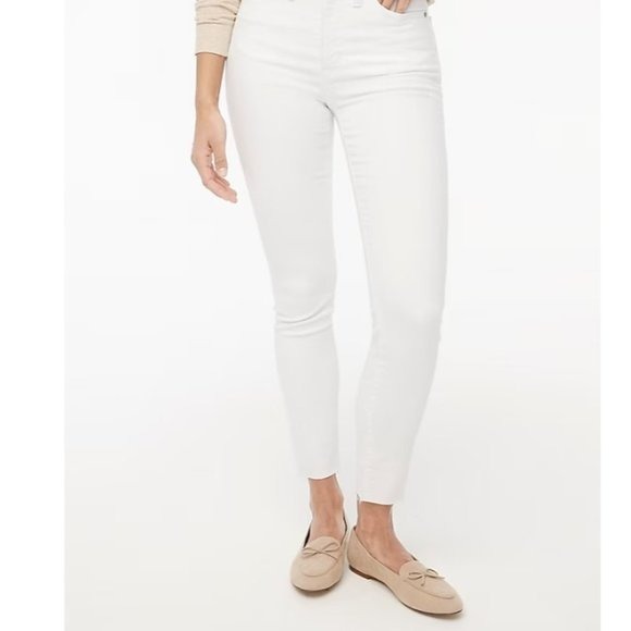 J Crew Womens Size 33 10 High-Rise Skinny Jean in Signature Stretch White 118
