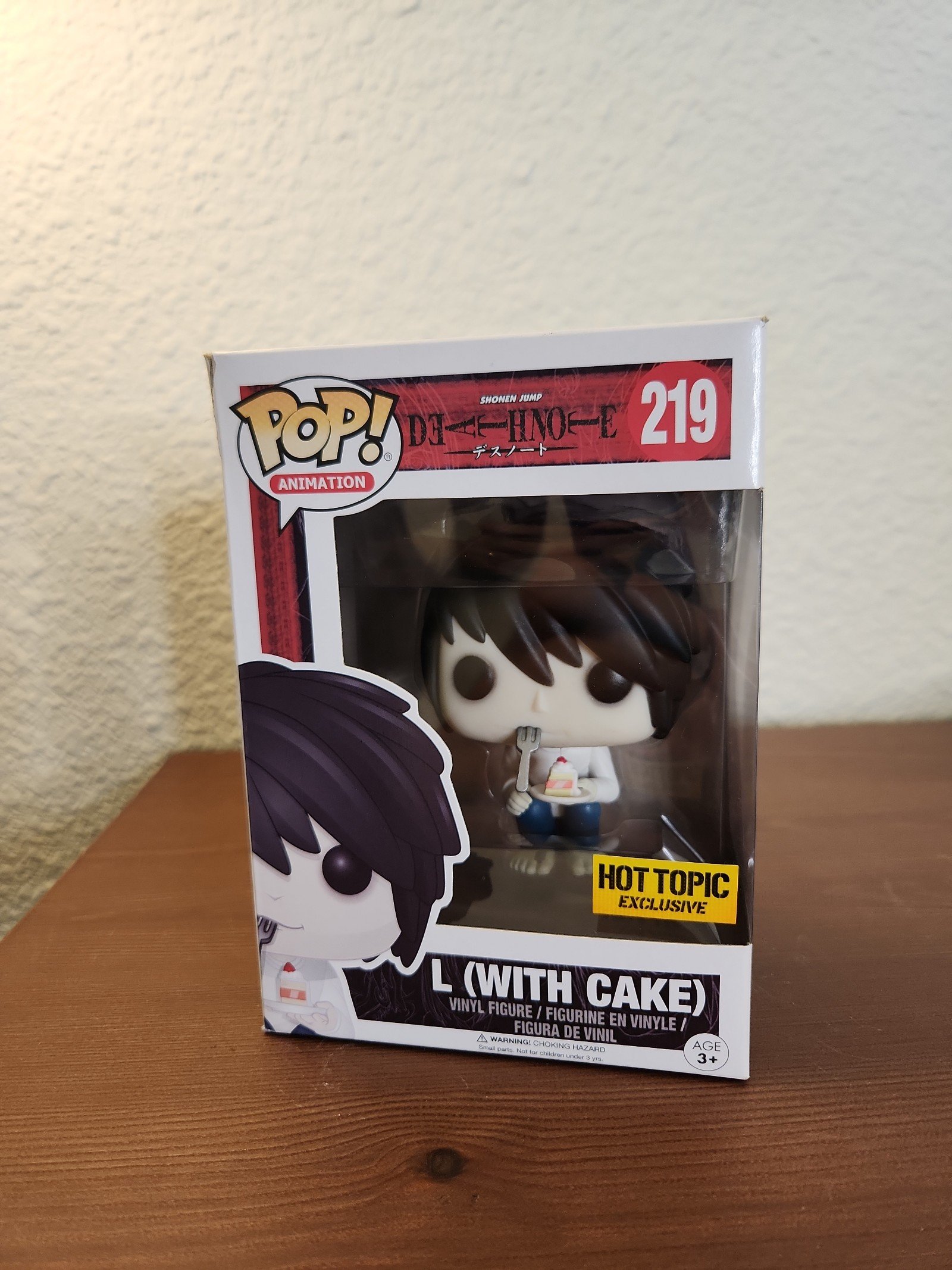 L With Cake #219 Funko Pop (Damaged)