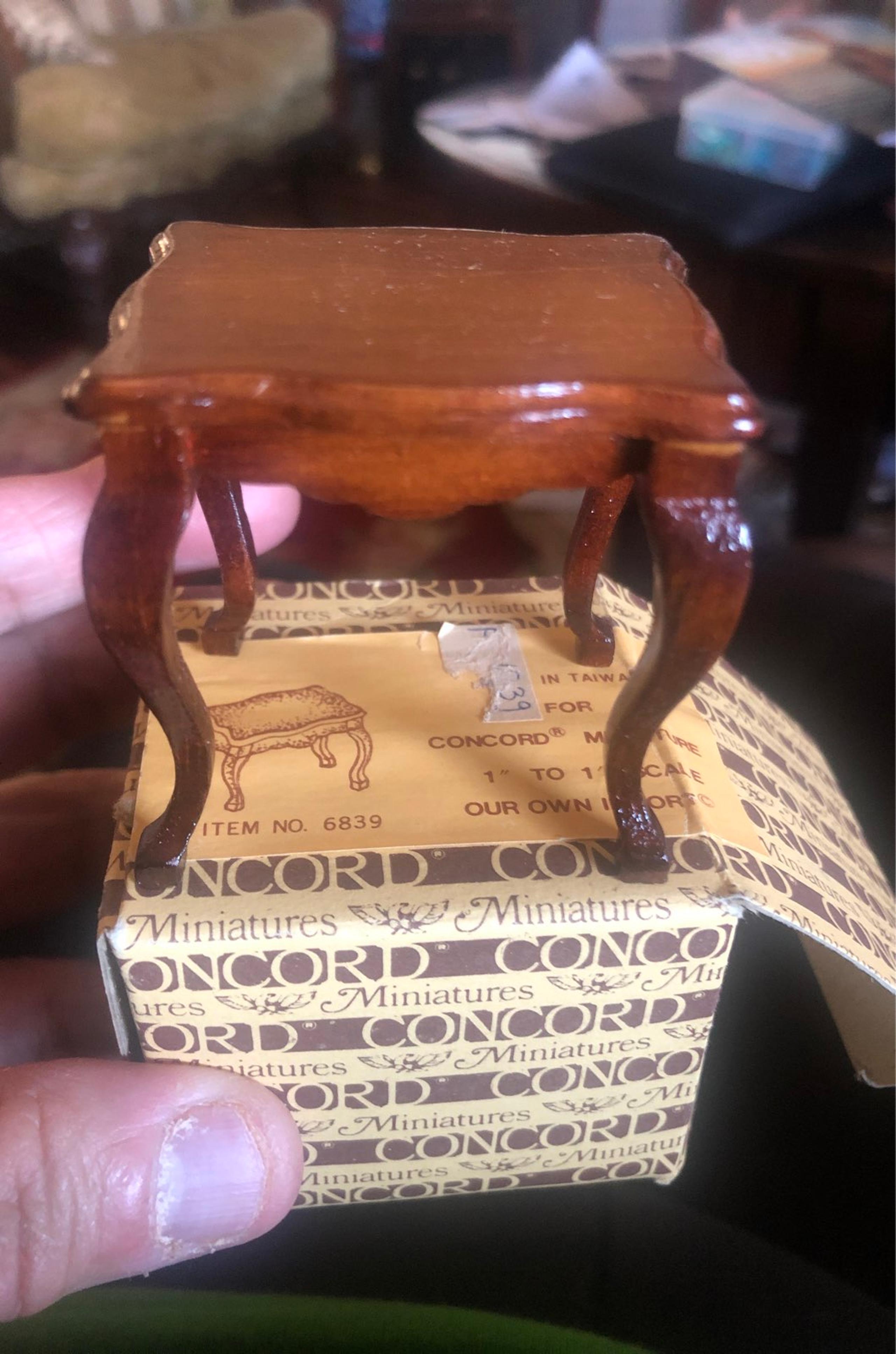 Concord miniature furniture (tables)