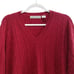 Greg Norman NWOT Mens XL Cashmere V neck Sweater Pullover Golf Cable Knit