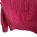 Greg Norman NWOT Mens XL Cashmere V neck Sweater Pullover Golf Cable Knit