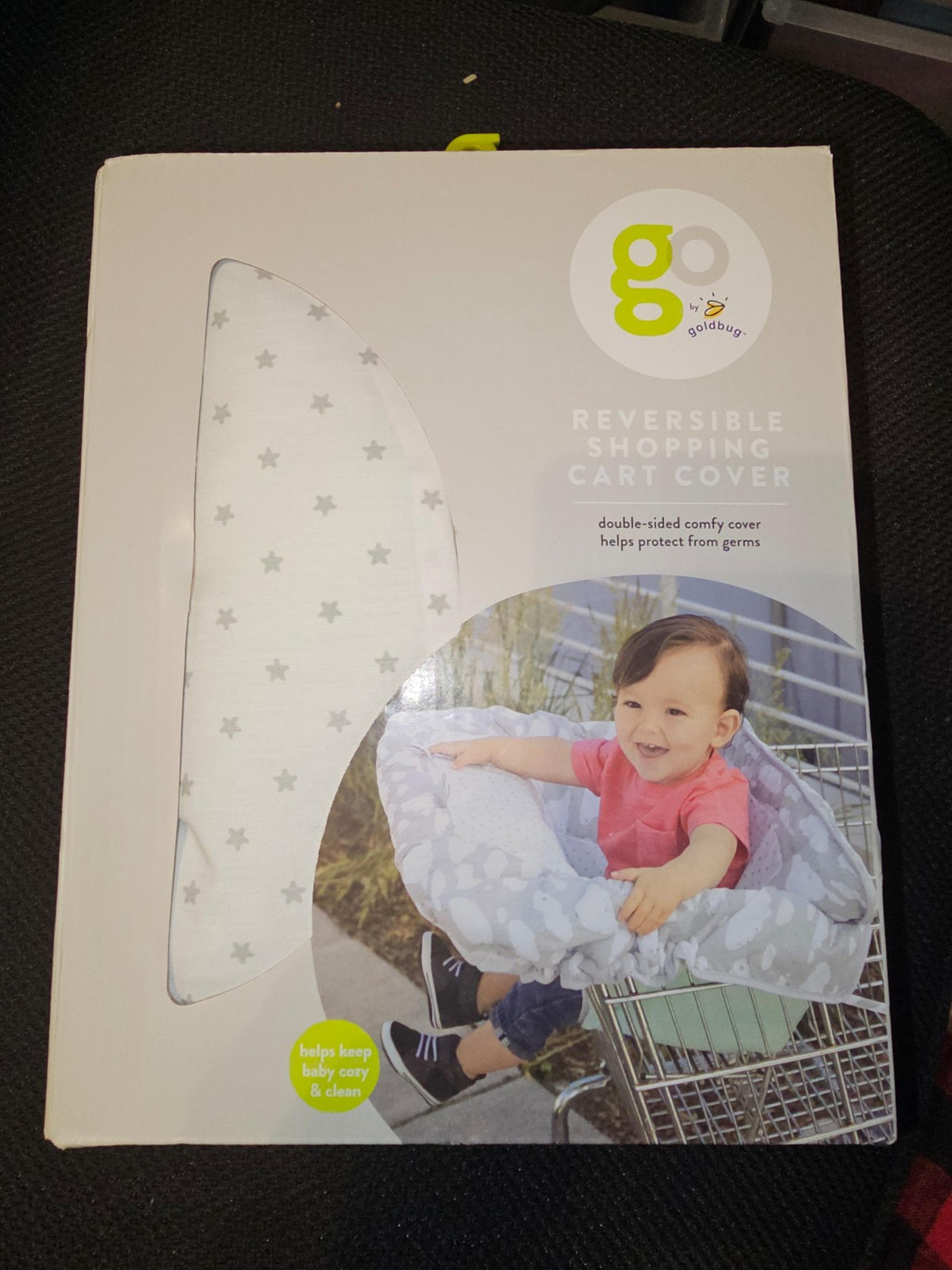 Goldbug reversible shopping cart cover