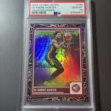 PSA 10 2023-24 Panini Haunted Hoops - #160 De'Andre Hunter - Holo Spider Web