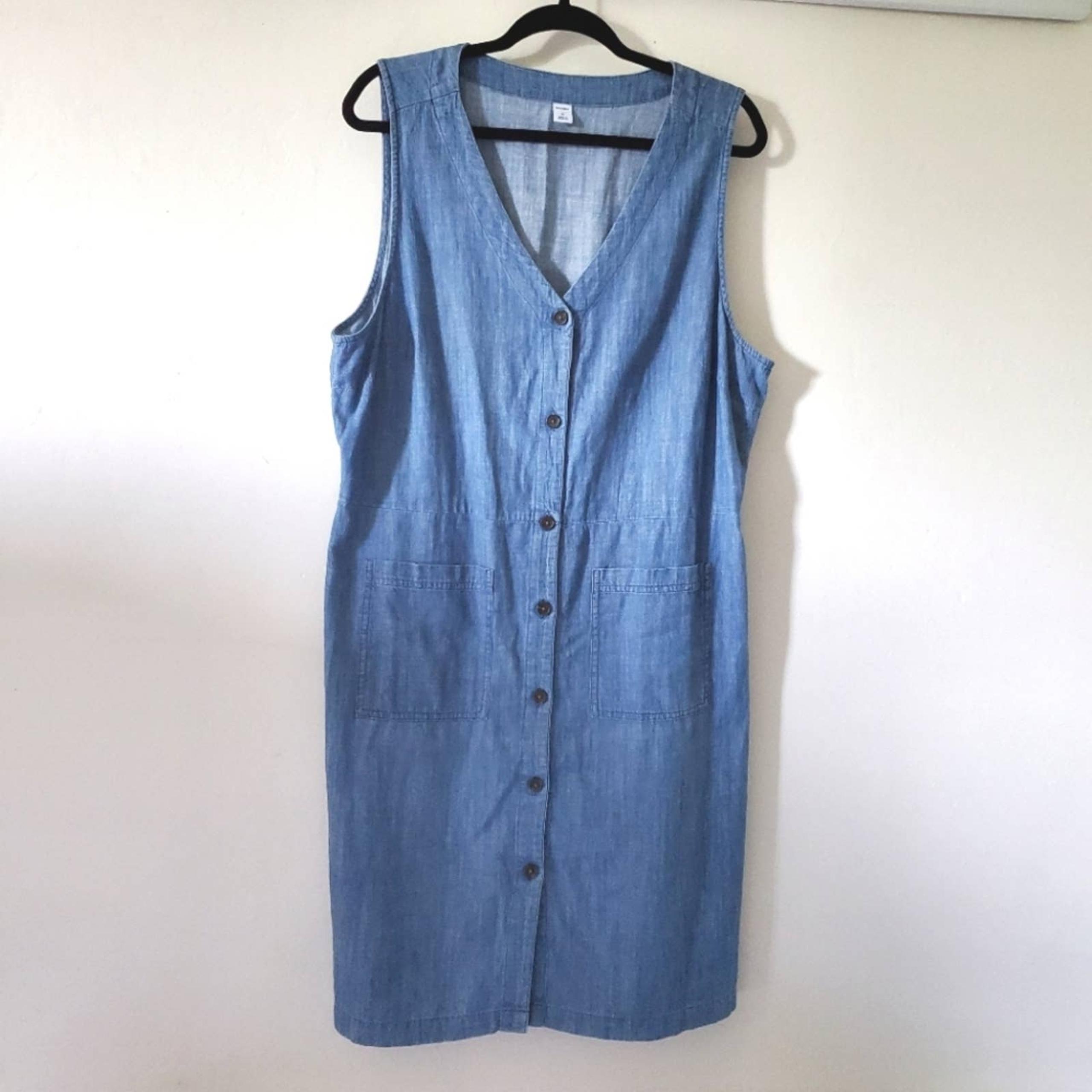 Vintage | Button Down Denim Dress size XL