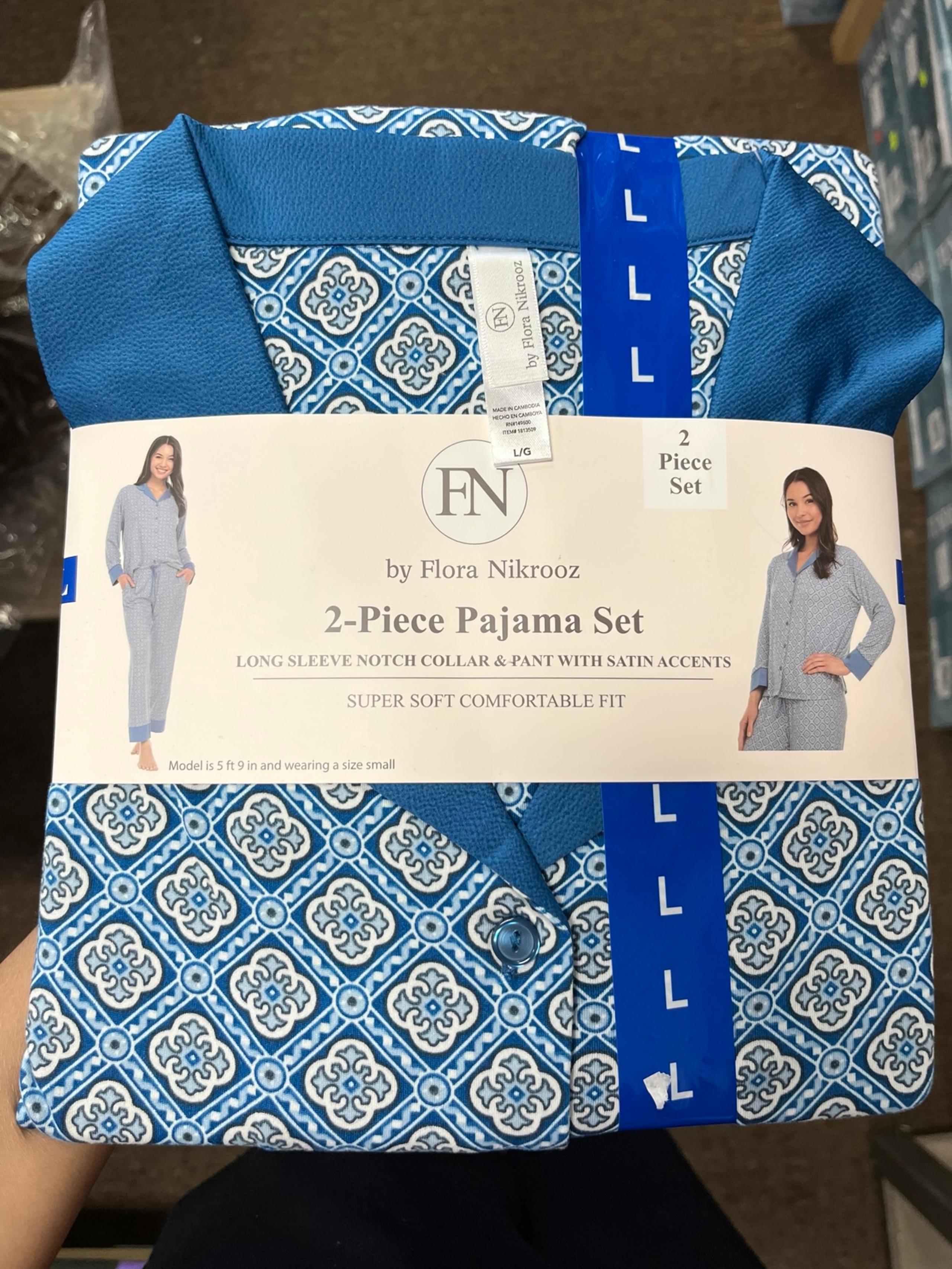 2 Piece Pijama Set by Flora Size L Women’s