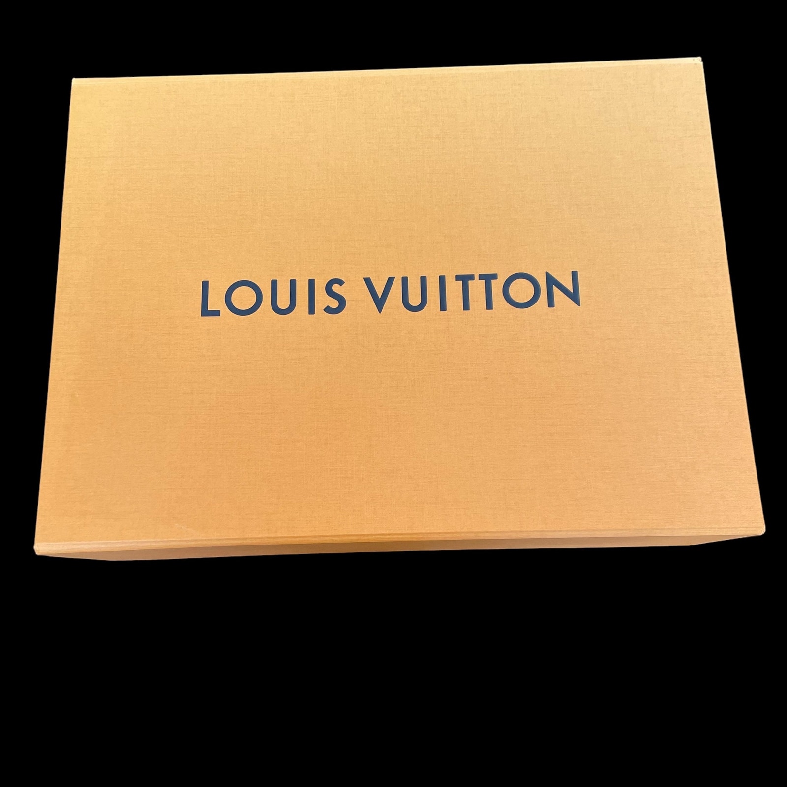 Louis Vuitton Gift Box Magnetic Orange Large Storage w/ Ribbon Empty READ