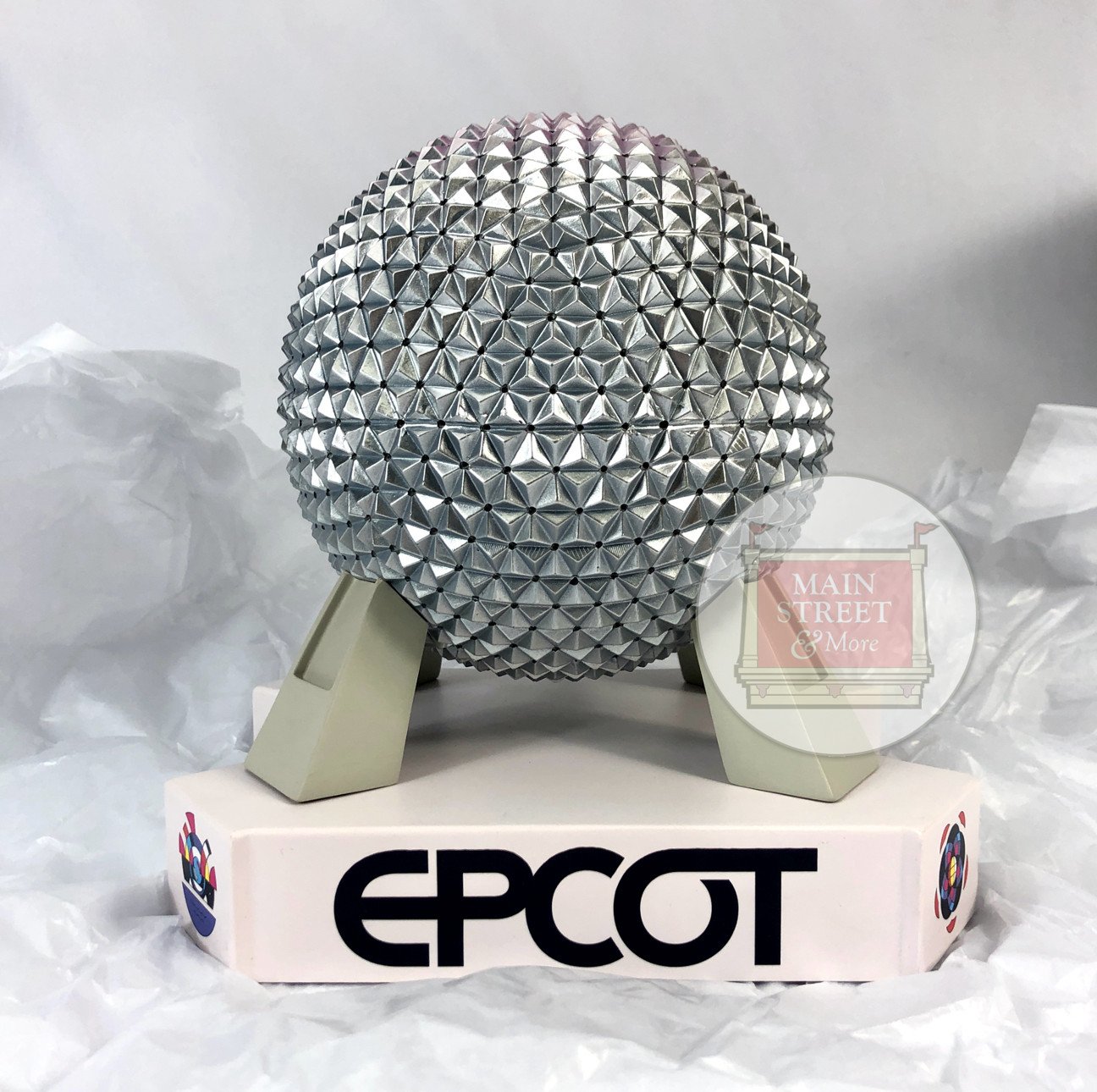 Disney Parks 2023 Epcot Reimagined Spaceship Earth Light-Up Figurine Statue NEW