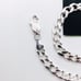 Sterling Silver 5mm 7 3/8 Curb Cuban Link Bracelet