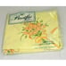 Pacific Twin Sheet Set Fitted and Flat Yellow Orange Floral Nosegay Vintage NOS
