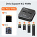 MAIWO Dual Bay PCIE NVMe M.2 SSD Duplicator Docking Station