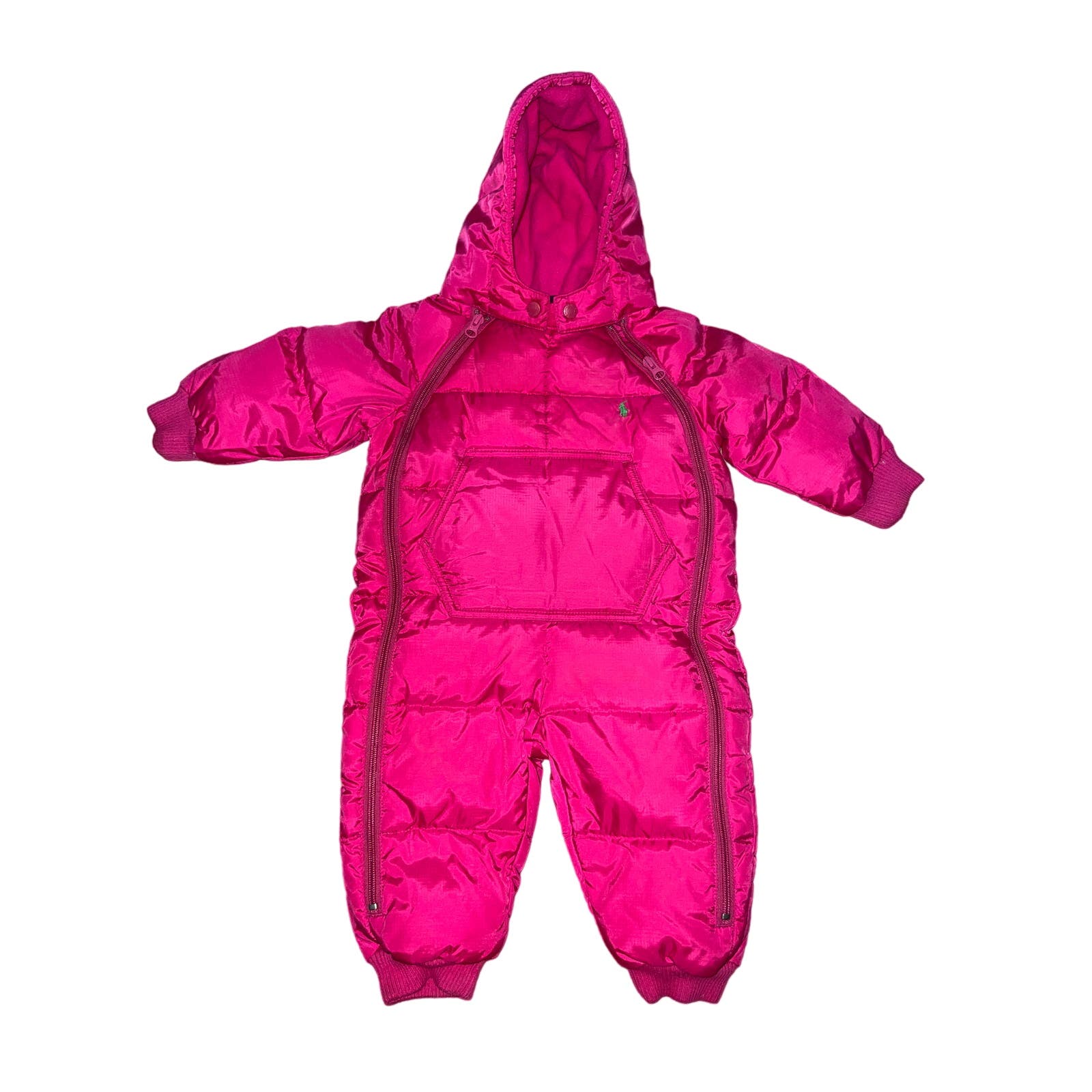 Ralph Lauren Snow Suit Down Size 12 Months Pink