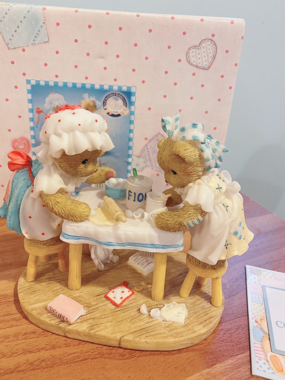 cherished teddies CT1103 Camy and Emmie cooking up some fun