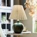 Ribbed Ceramic Table Lamp Green/Oatmeal - Hearth & Hand™ with Magnolia