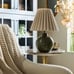 Ribbed Ceramic Table Lamp Green/Oatmeal - Hearth & Hand™ with Magnolia