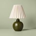 Ribbed Ceramic Table Lamp Green/Oatmeal - Hearth & Hand™ with Magnolia