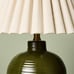 Ribbed Ceramic Table Lamp Green/Oatmeal - Hearth & Hand™ with Magnolia