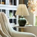 Ribbed Ceramic Table Lamp Green/Oatmeal - Hearth & Hand™ with Magnolia