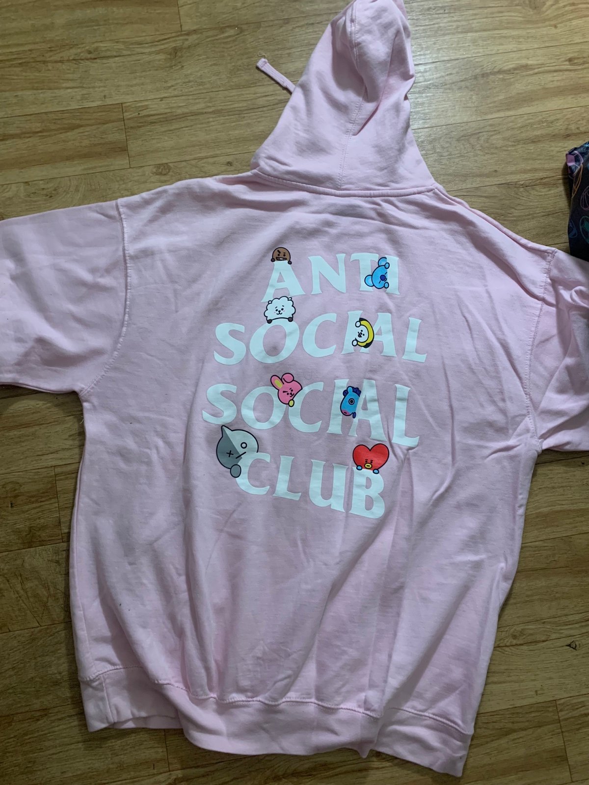 bt21 anti social social club hoodie