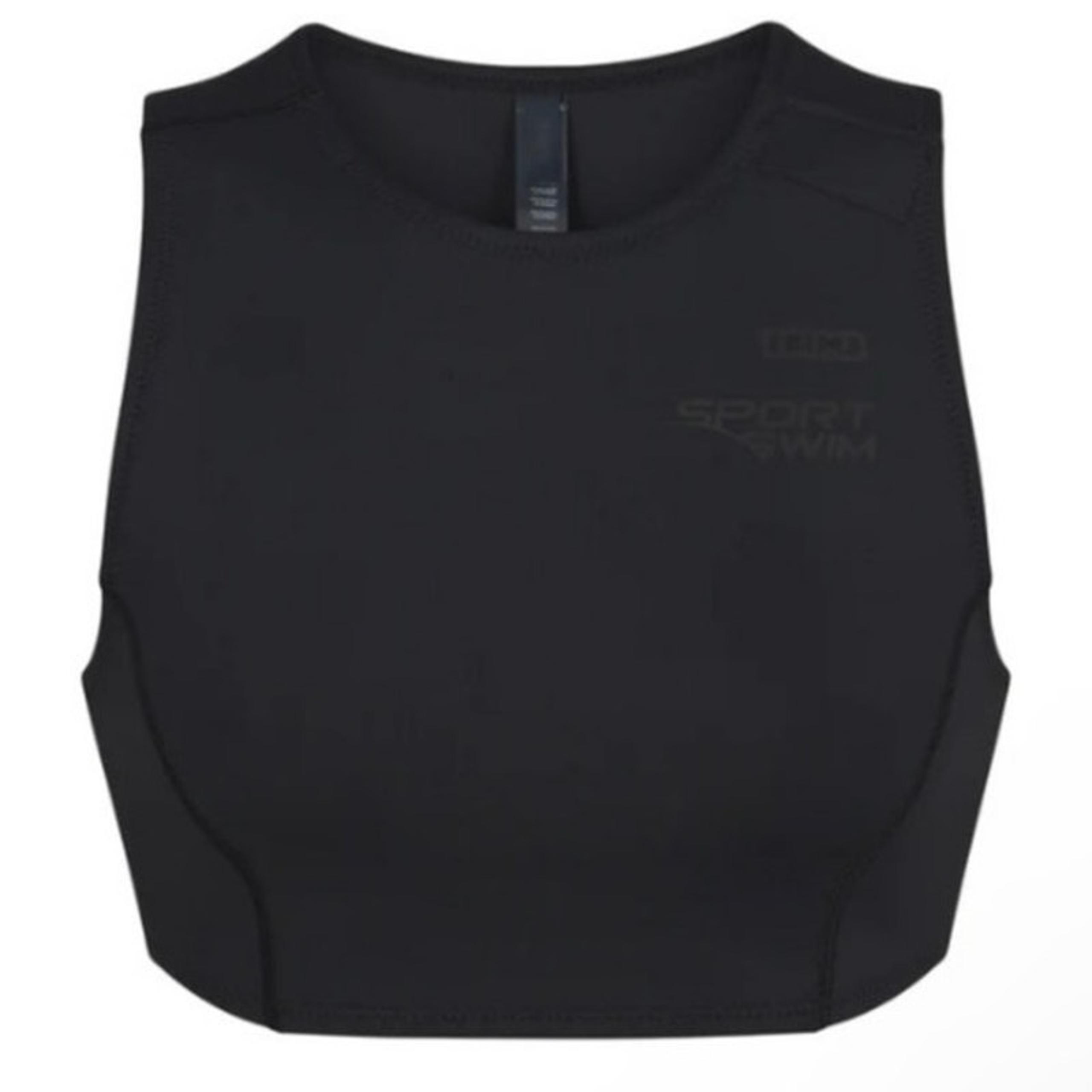 SKIMS Sport Swim High Neck Top In Black