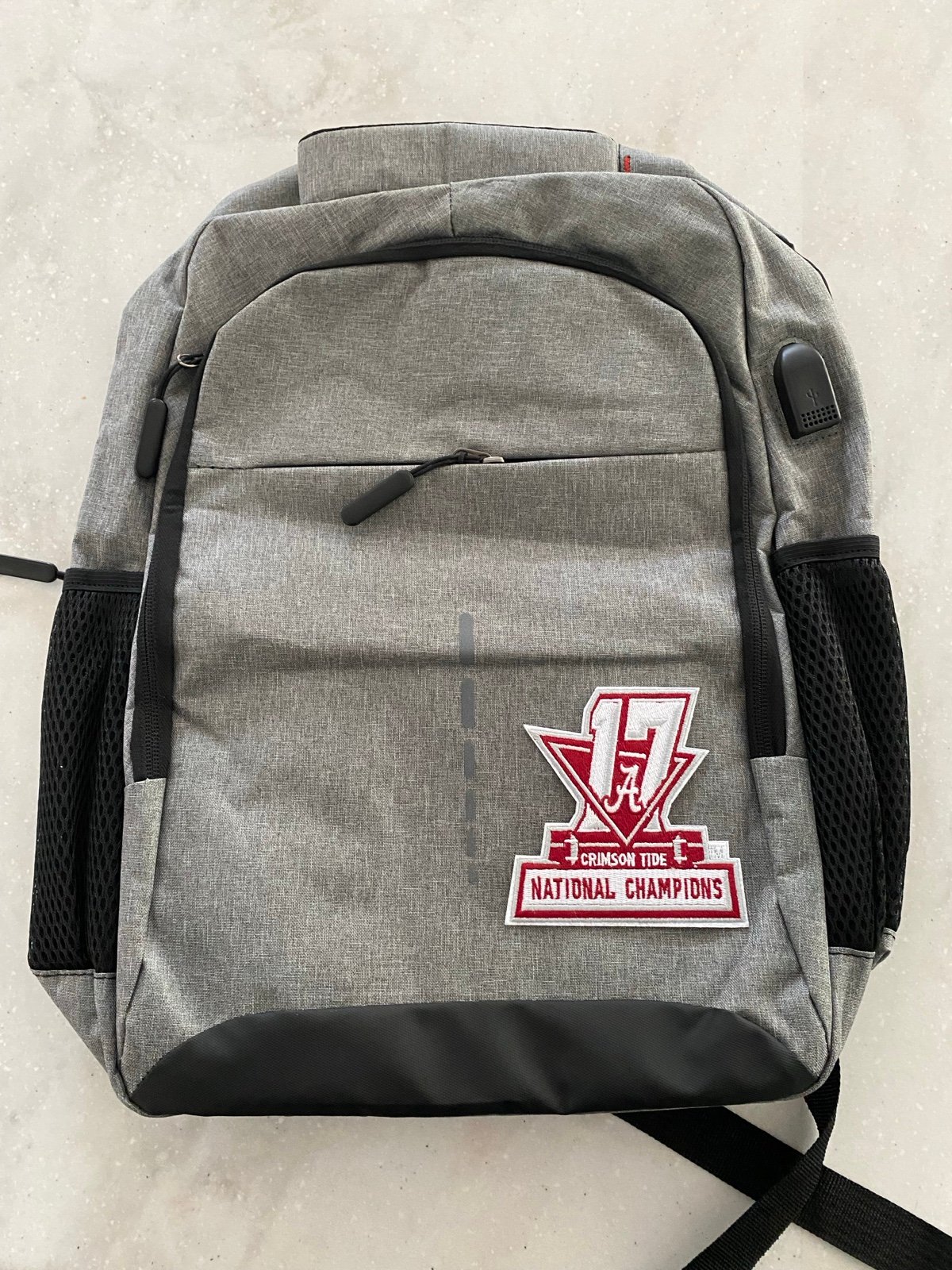 University of Alabama Crimson Tide Backpack new with charger Football