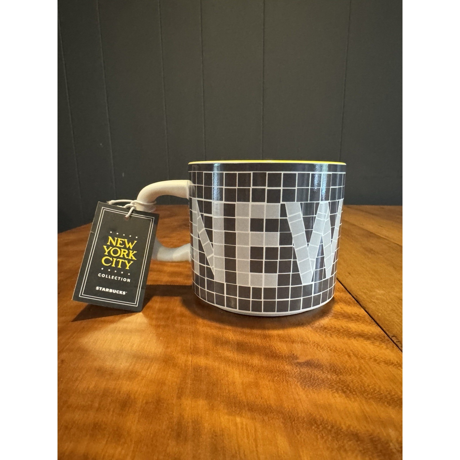 Starbucks 12oz Mug New York City Gray Tiles & Pigeon NYC Subway