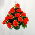 Red Hanging Basket for Shepherds Hook
