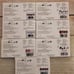 Lot of 7 Sets NEW Danni & Toni Assorted Semi Cured Gel Nail Polish Strips