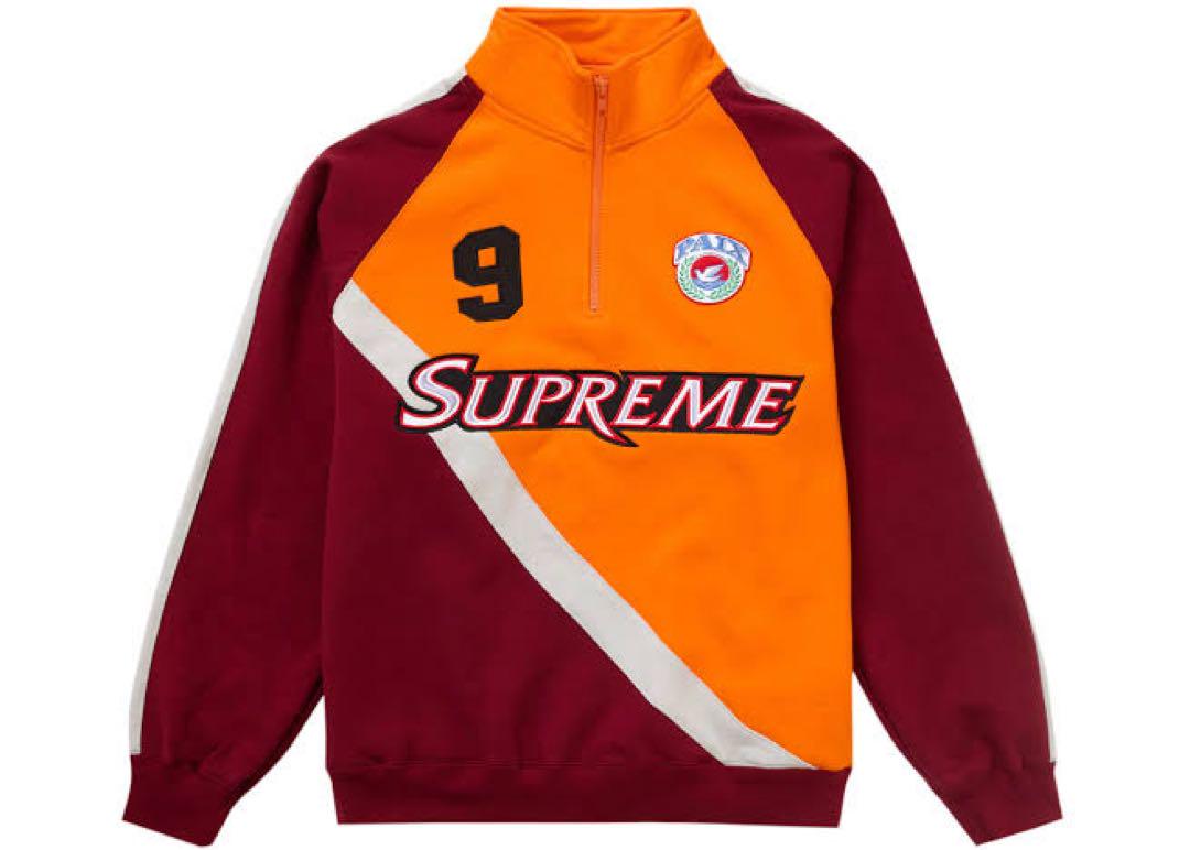 Supreme Equipe Half Zip Sweatshirt Size M