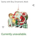 Abbott Collection 37-IMPRINT-043 Santa with Boy Ornament BNWT 1 LEFT