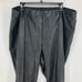 Anne Klein Womens Faux Leather Pants 3x Black High Rise Ankle NWT