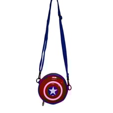 Marvel Captain America Crossbody Bag 5.5 inch Vinyl and Nylon