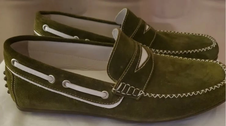 Florsheim Men's Imperial Leather Loafers Made in Italy Size 7 NWOB