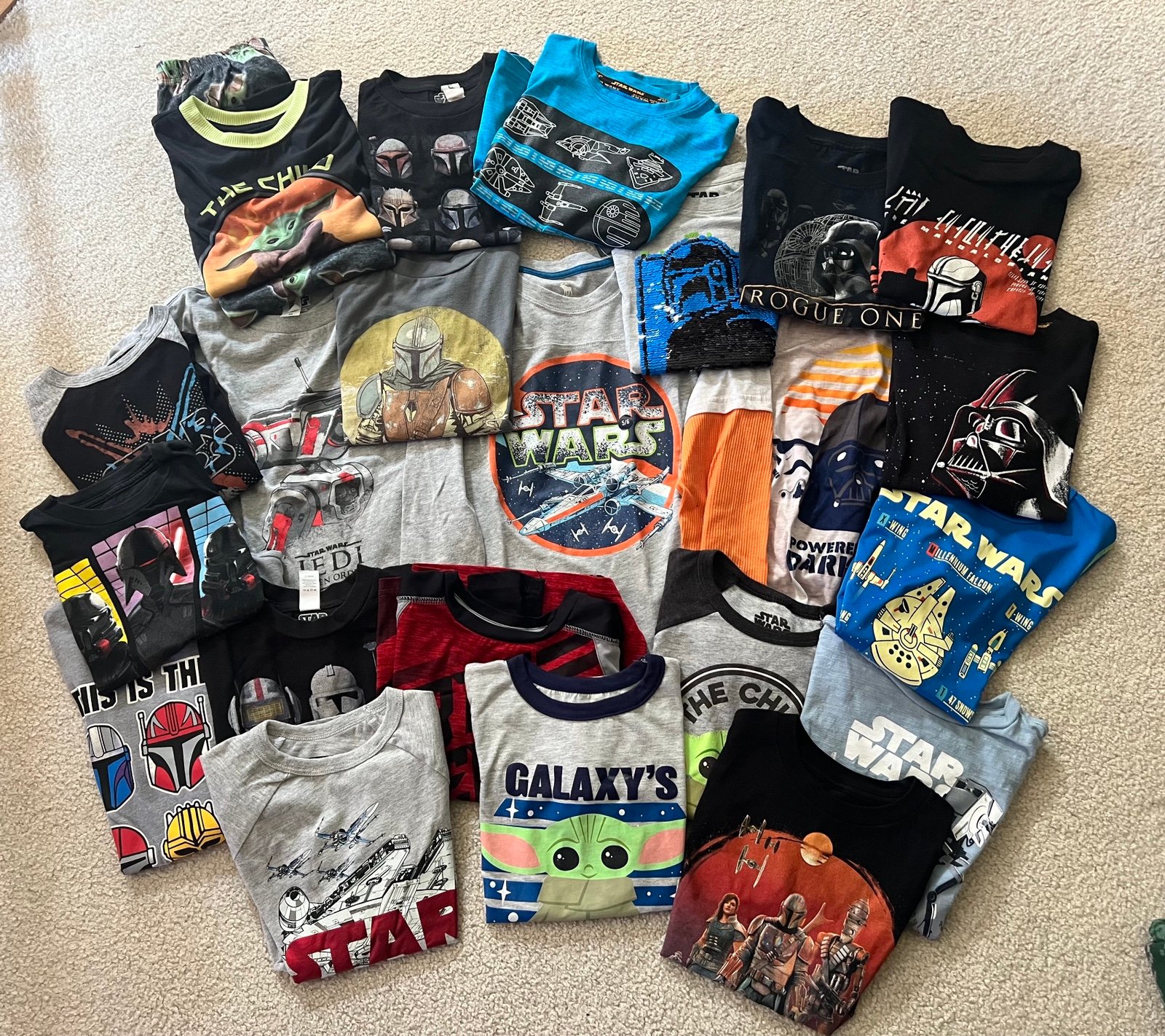 Boys Star Wars lot