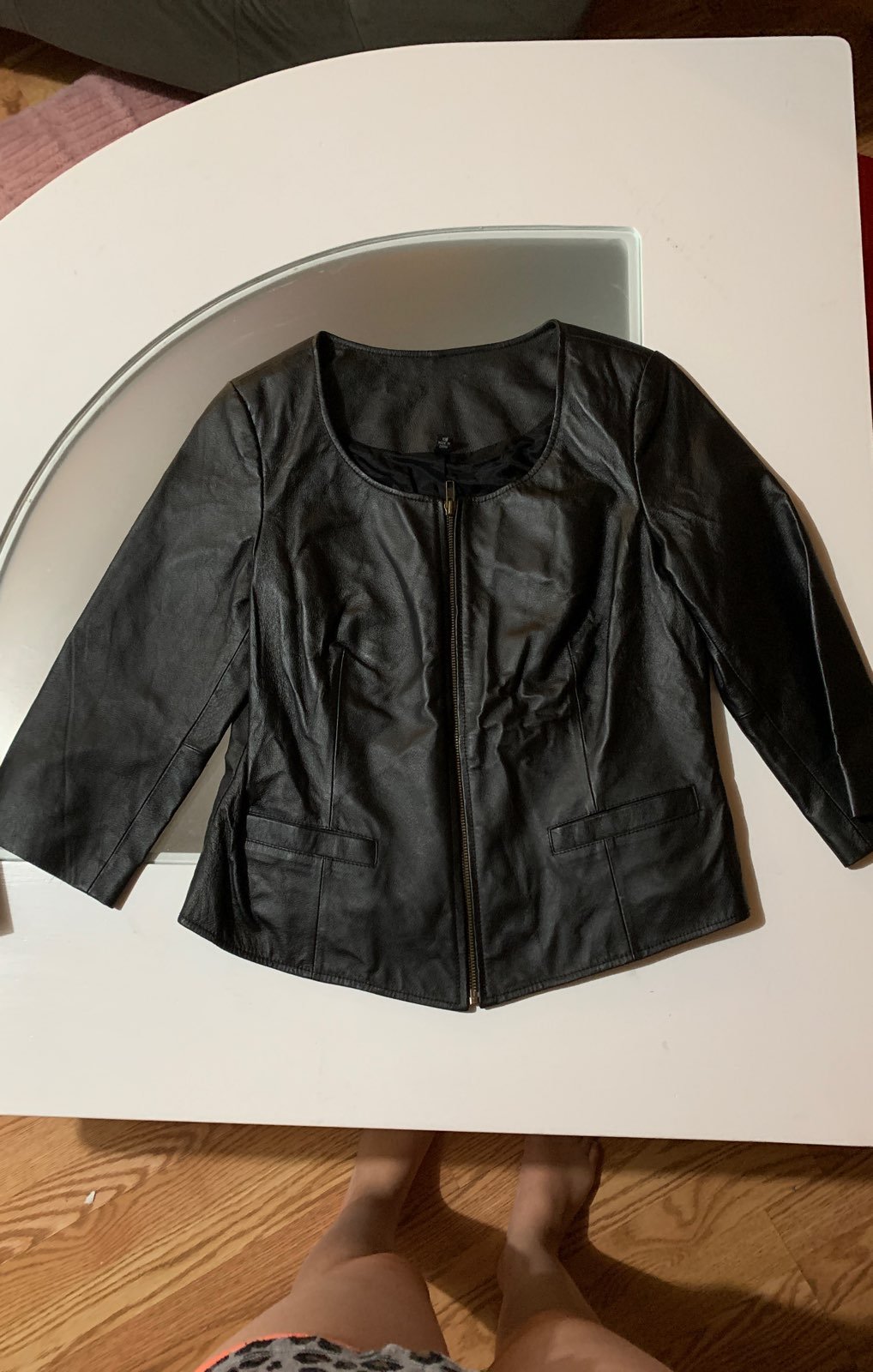 leather jacket women
