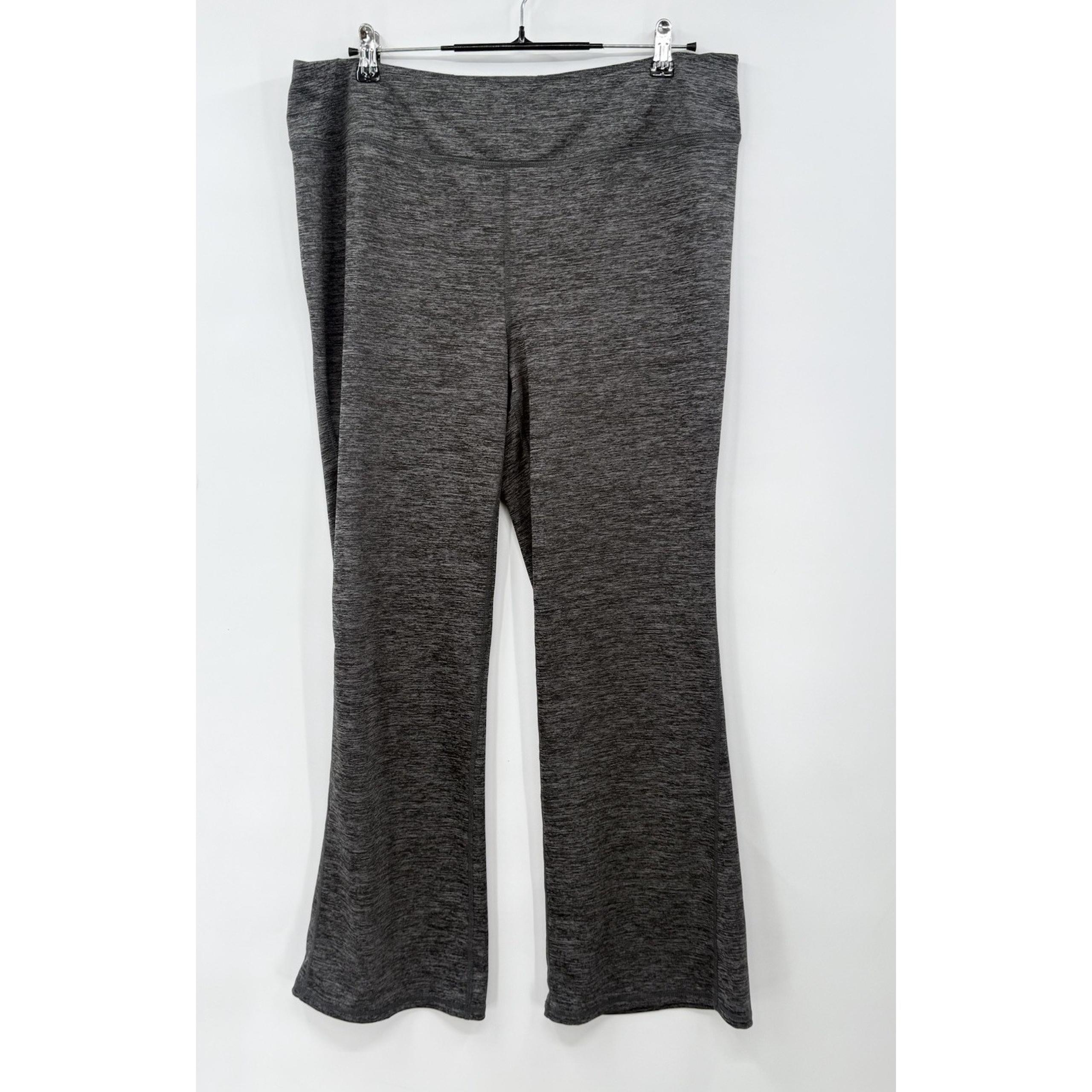 Gaiam Gray Heather Workout Stretch Yoga Pants Women's Size 1X
